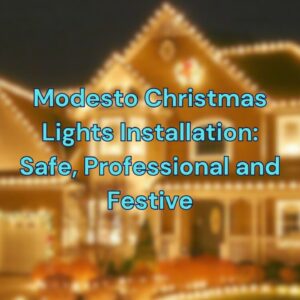 Modesto Christmas Lights Installation